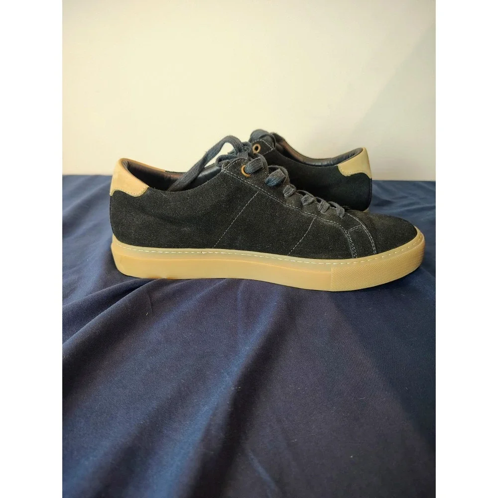 Greats Brooklyn The Royale 2.0 Black Suede Sneakers, Men's 9